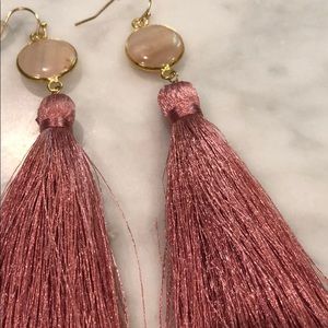 Rose Tassel Earrings